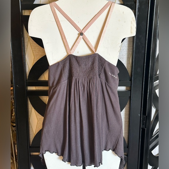 Odd Molly / Anthropologie Daydreaming Collection Gray Mind Rinse Tank Top. New. - Picture 5 of 13